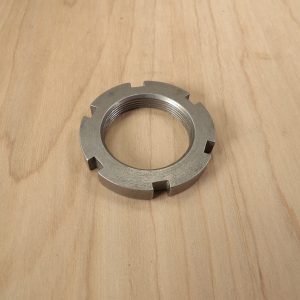 Fork ball bearing lock nut