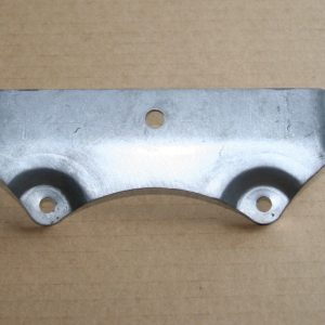 Saddle rear spring supporting plate
