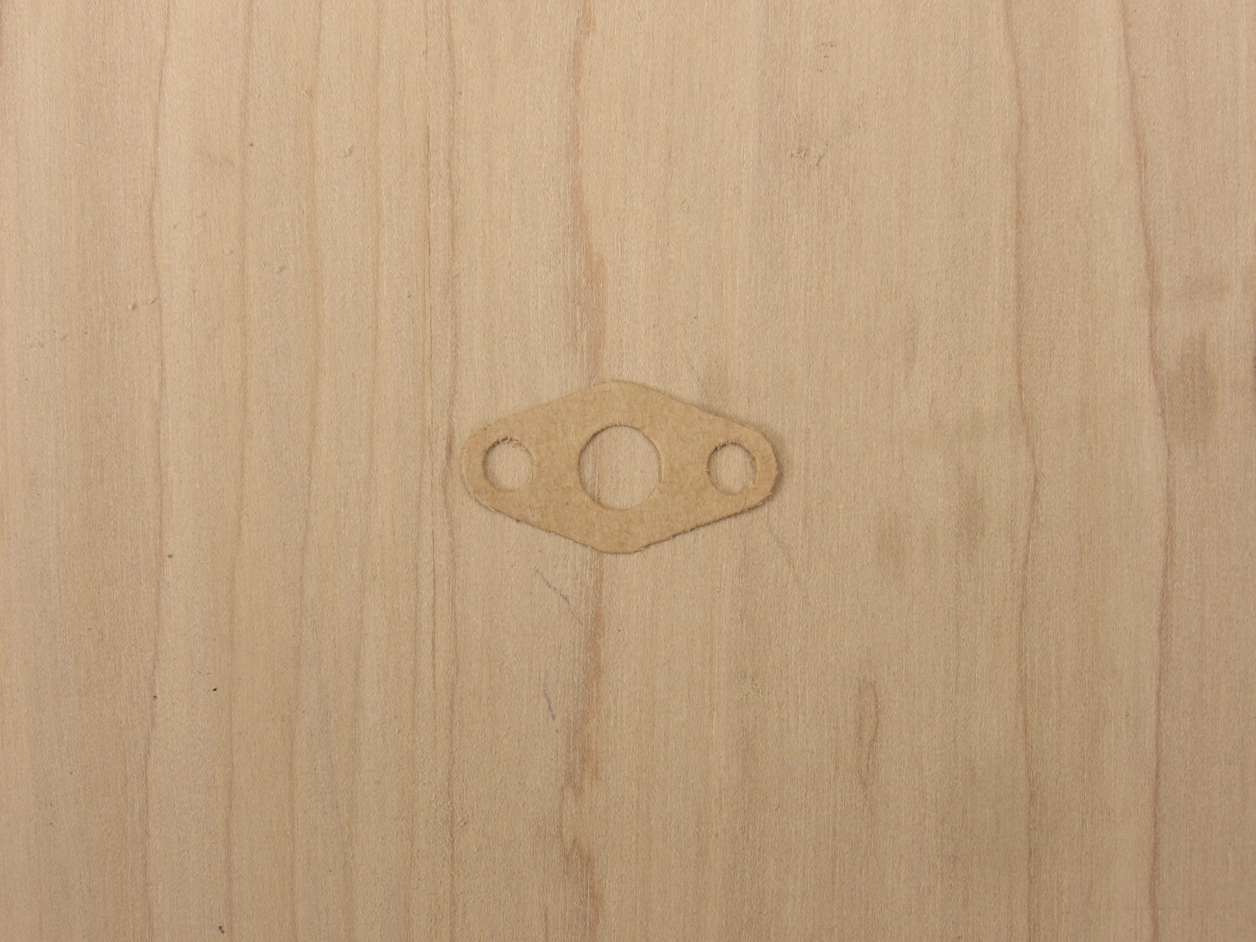 Mechanical oiler outlet elbow gasket (copper)