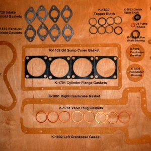 Deluxe Motor Gasket Set, 43 Pieces