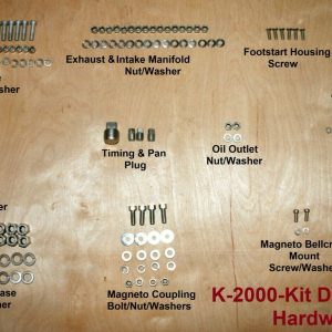 Deluxe Motor hardware Kit,  Nickle Plated