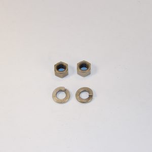 Deluxe Oil Outlet Elbow Stud, Nut & Washer Kit,  Nickle Plated