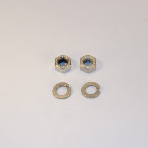 Oil Pump Nut/Washer Kit,  Nickle Plated
