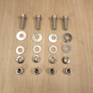 Magneto Coupling Bolt, Nut & Washer Kit, Nickle Plated