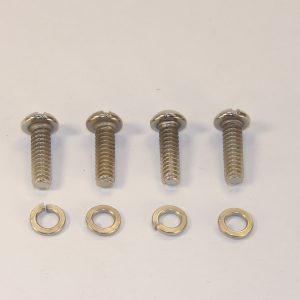 Crankcase Breather Screw & Lockwasher Kit, Nickle Plated