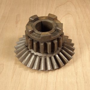 Large Bevel Gear, Straight Cut and Driving Gear Assembly
