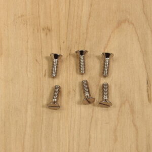 Kickstarter Housing Screw Set, Nickle Plated