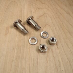 Rear Stand Hinge Bolt, Nut & Washer Kit, Flat Tank