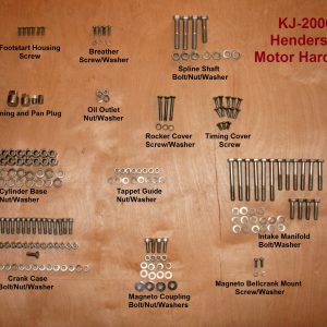 KJ Motor Hardware Kit,  Nickle Plated