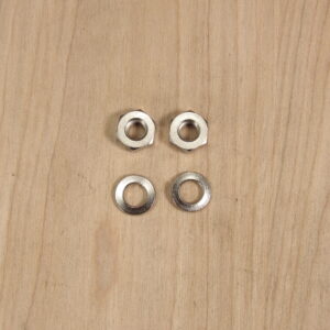 KJ Oil Outlet Elbow Stud, Nut & Washer Kit,  Nickle Plated
