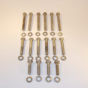 KJ Intake Manifold to Cylinder Bolt Kit, Nickle Plated