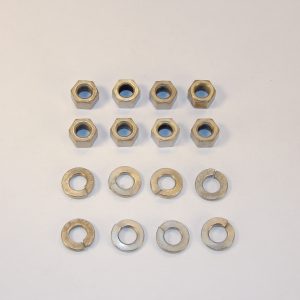 KJ Valve Tappet Guide Stud Nut & Washer Kit,  Nickle Plated