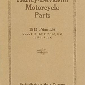 1915 Harley Parts Book