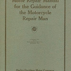 1918 Harley Motor Repair Manual