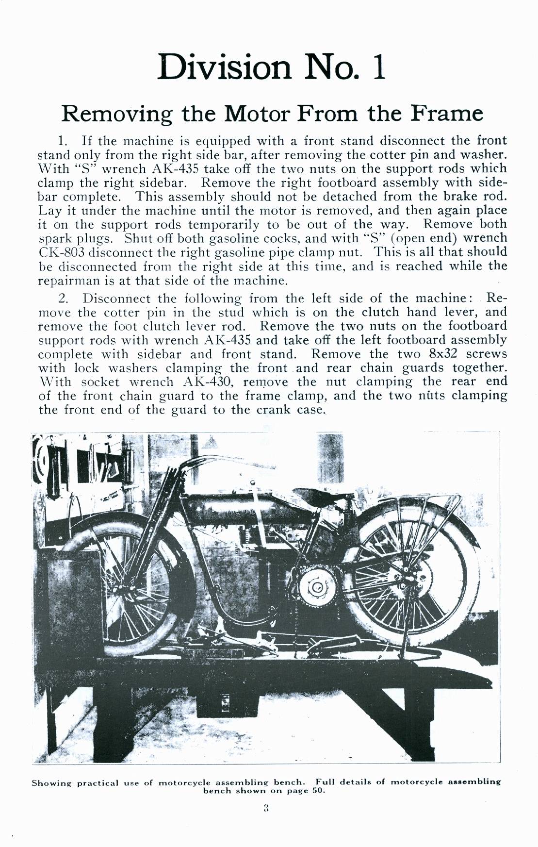 1918 Harley Motor Repair Manual - Image 3