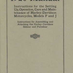 1920 Harley Operations & Care