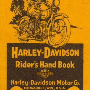 1925 Harley Single Rider's Hand Book