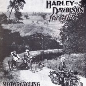 1926 Harley Sales Brochure