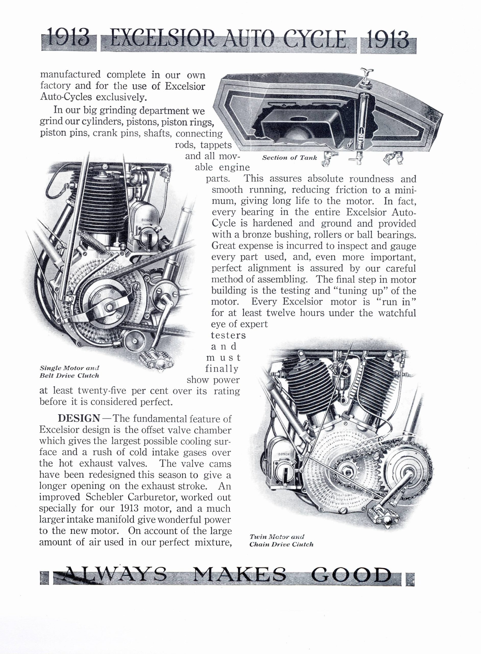 1913 Excelsior Sales Brochure - Image 3