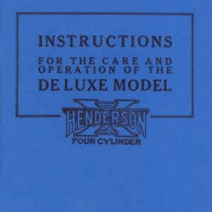 1921-1927 Henderson Care & Operations
