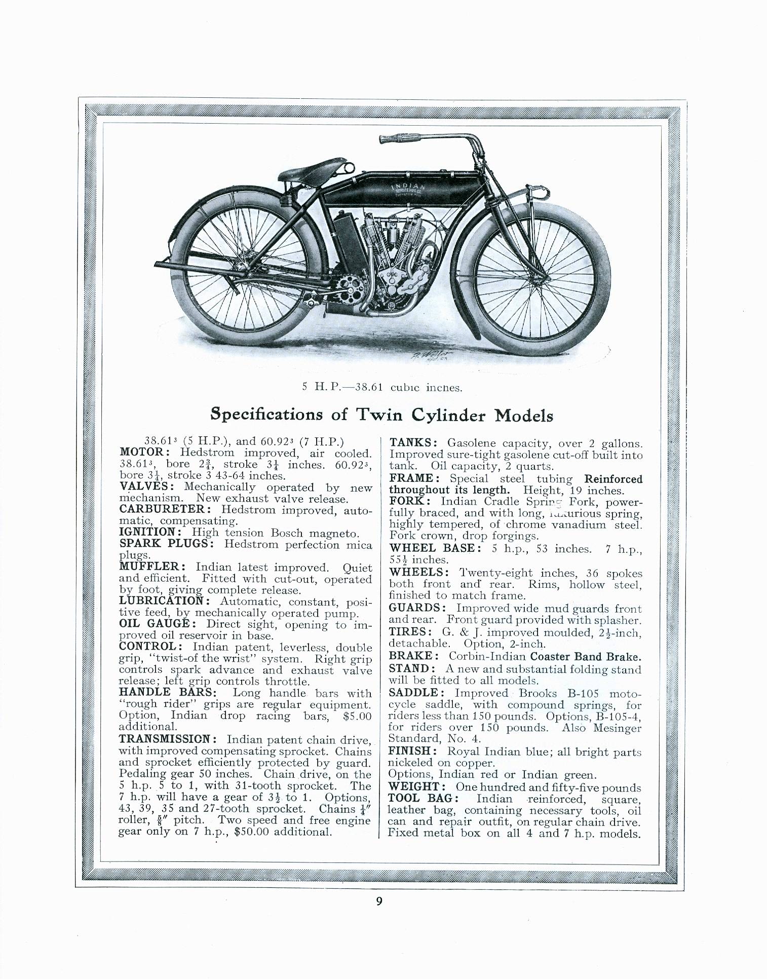 1910 Indian Sales Catalog - Image 4