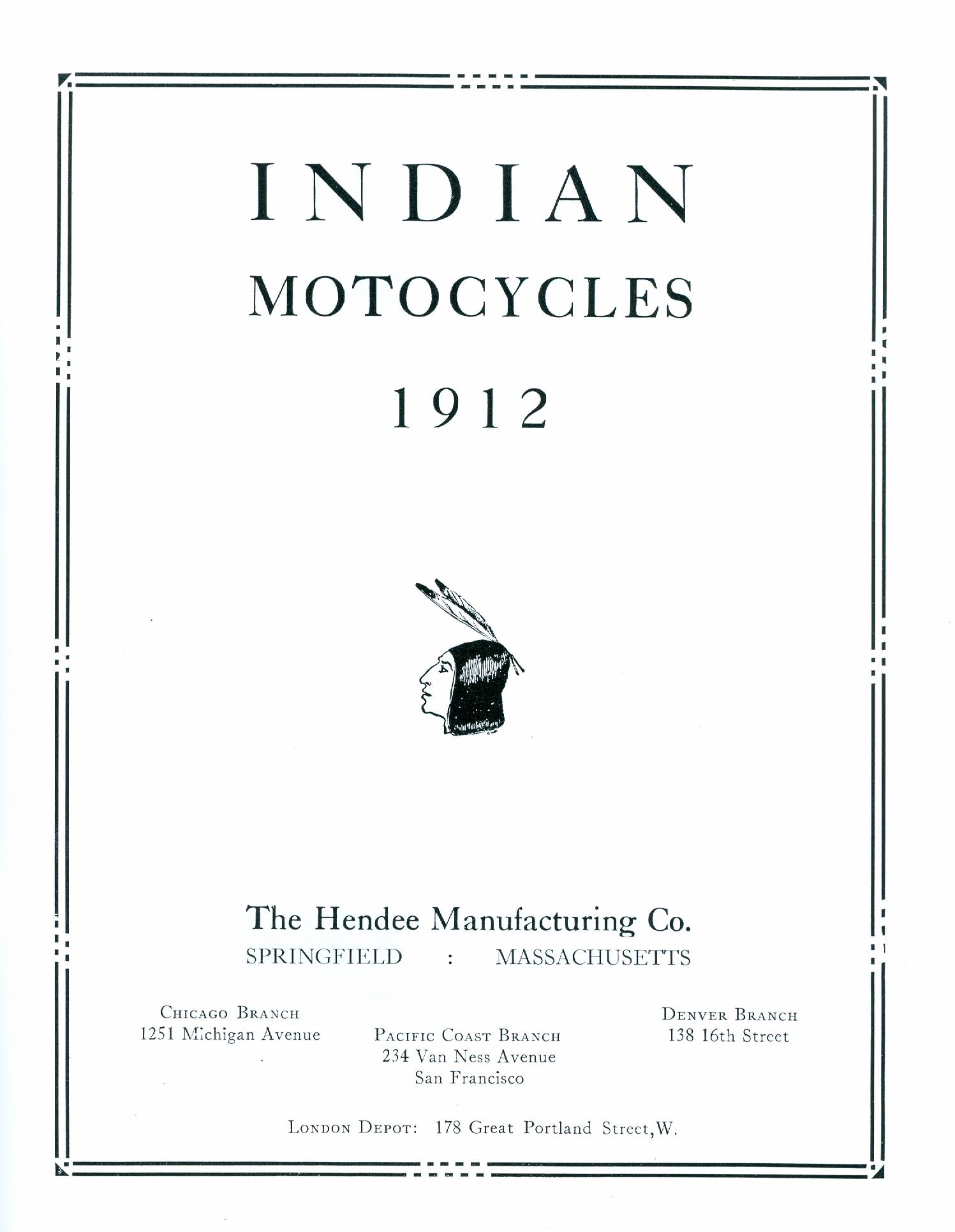 1912 Indian Sales Catalog - Image 2