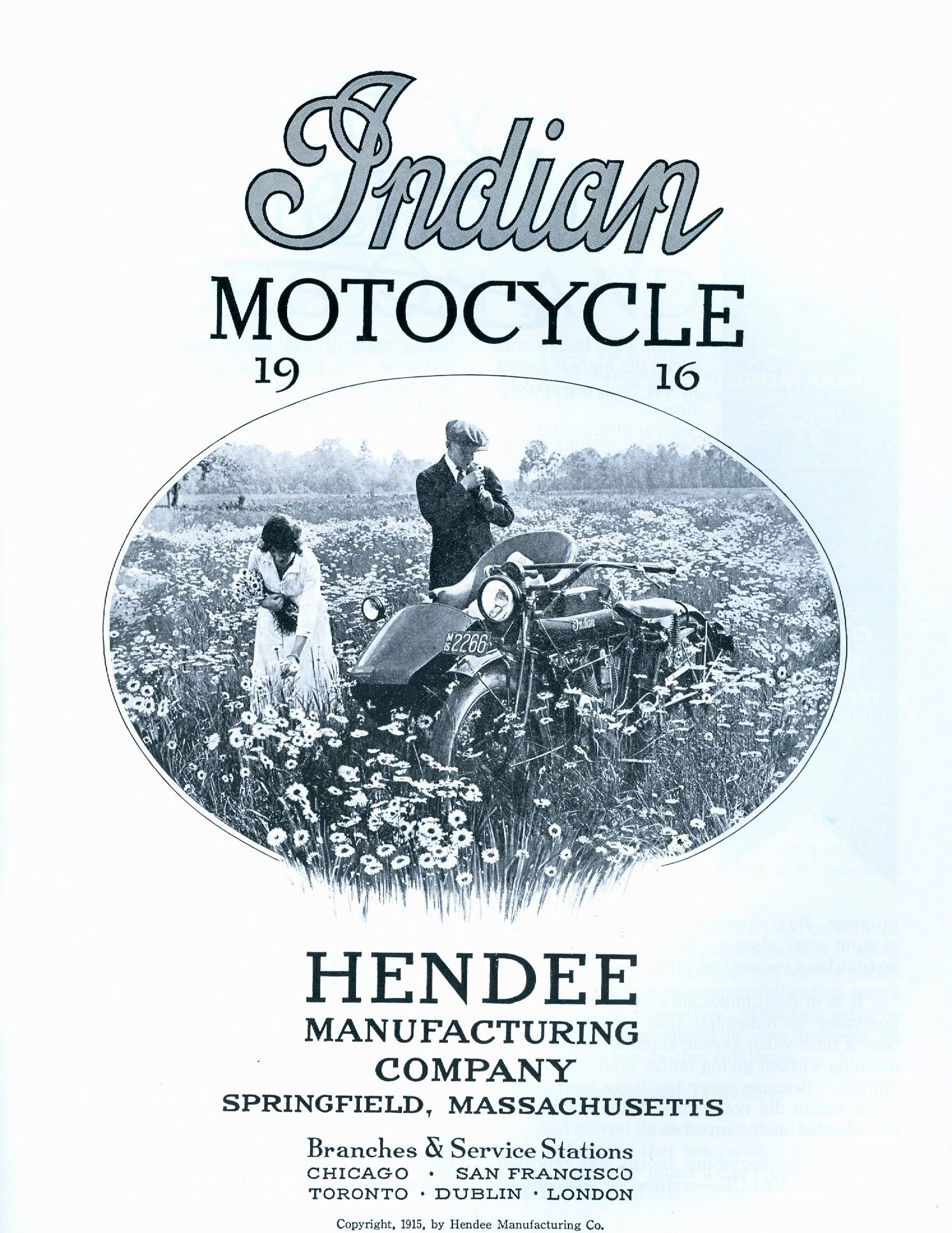 1916 Indian Sales Catalog - Image 2