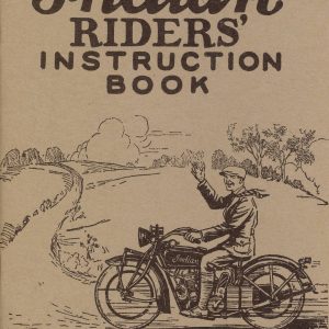 1927 Indian Rider's Instruction Book