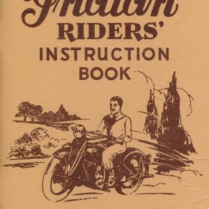 1938 Indian Rider's Instructions Book