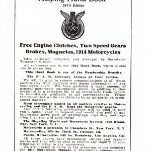 1914 F.A.M. Helping Hand Book