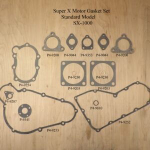 Super X Motor Gasket Set, Standard Model