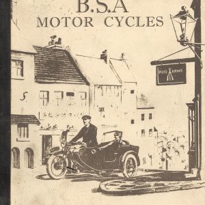 1929 BSA catalog  18 pages