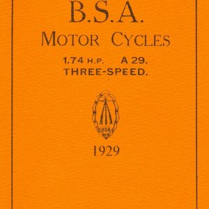 1929  BSA  Helpful Hints  30 pages