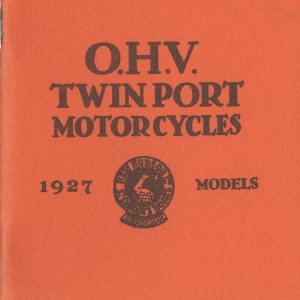 1927 New-Hudson Instruction  36 pages