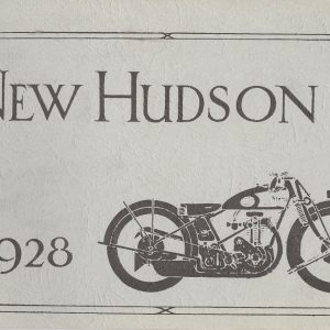1928 New-Hudson catalog  4 pages