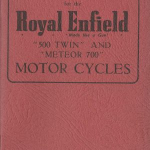 1953 Royal Enfield Instruction 51 pages