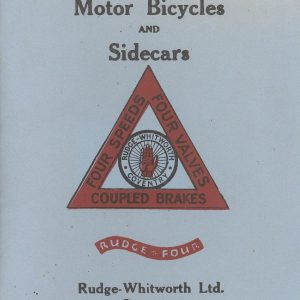 1927 Rudge-Whitworth catalog