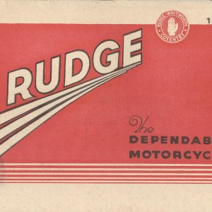 1936 Rudge catalog 8 pages