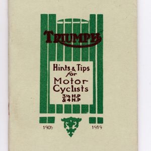 1905-1919 Triumph Hints & Tips 40 pages