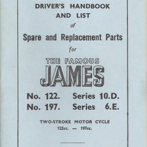 James Handbook & Parts List  65 pages