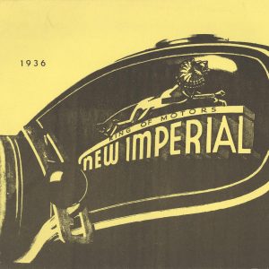 1936 New Imperial Catalog 18 pages