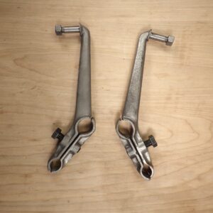 Head Lamp Bracket Set for Electric, Unplated