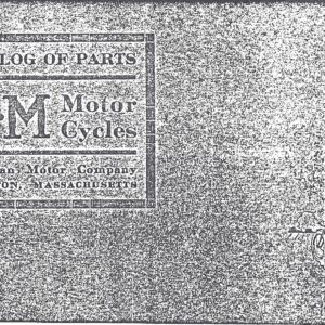 1912 Marsh Metz Parts Book