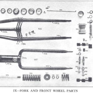 Fork & Front Wheel Parts
